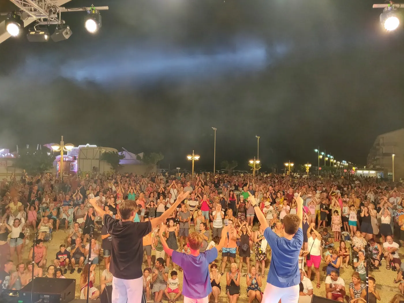 Captation live d'un concert sous éclairage scénique