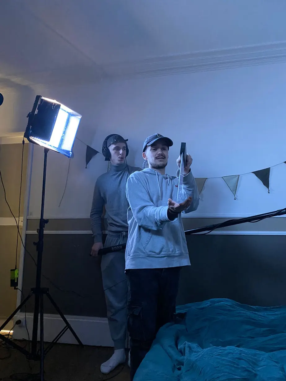 Tournage du court métrage Van Vader : prise de vue et son